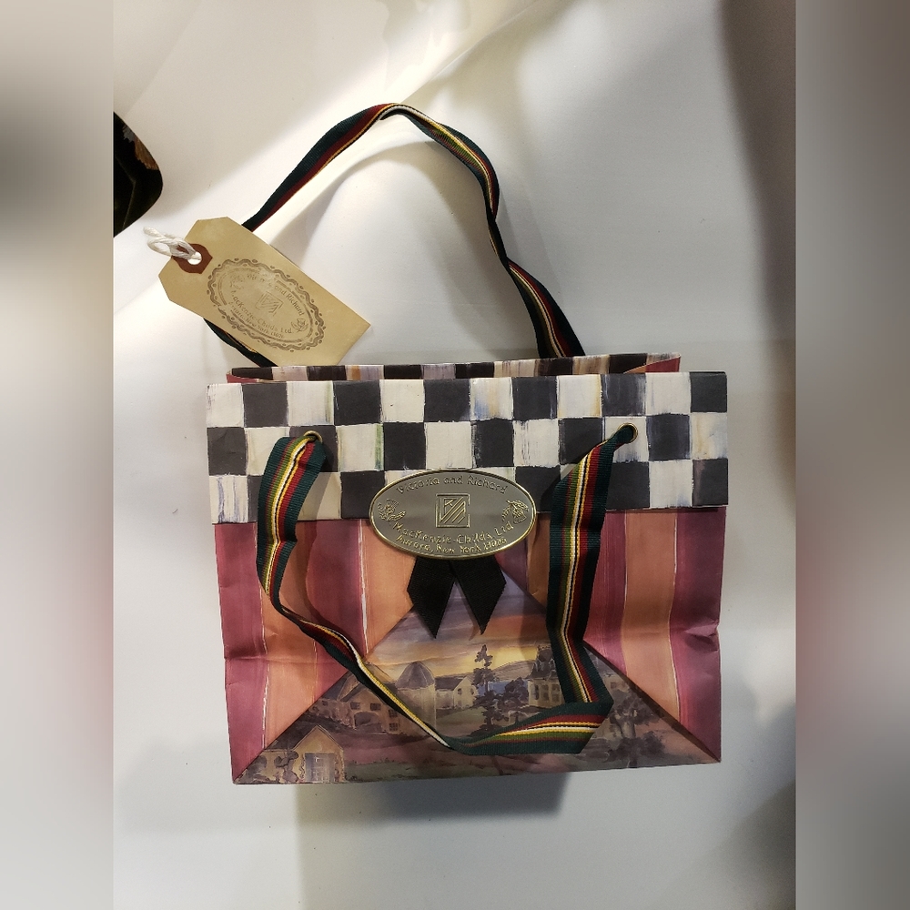 MacKenzie & Child's Vintage designer paper bag